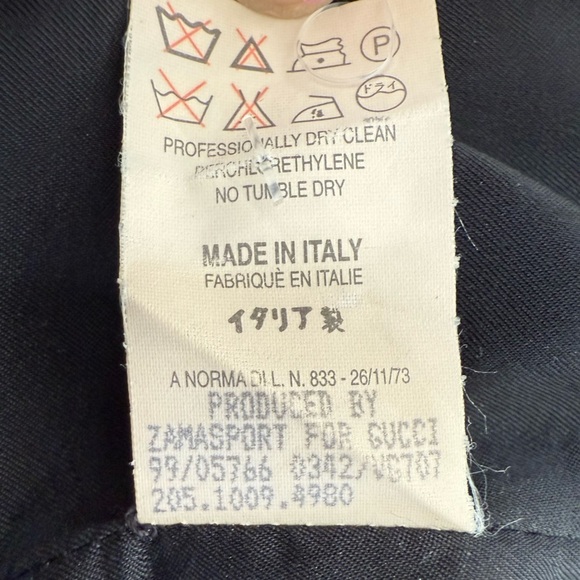 GUCCI Black Knee-Length Wool Cashmere Pencil Skirt with Leather Strip • 40 - Picture 11 of 14